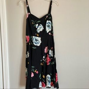 Women’s Black Floral Dress